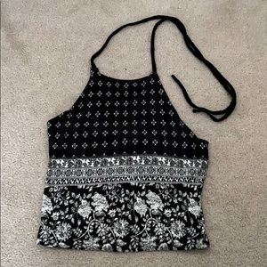 Halter crop top